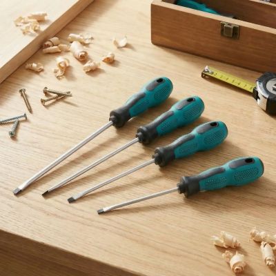differentes tailles tiges tournevis plats 4 mm