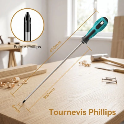 fiche technique tournevis cruciforme