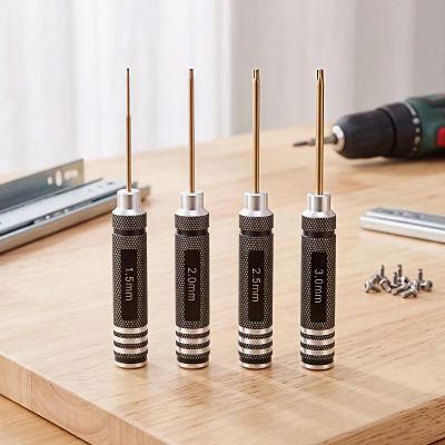 Set de 4 Torx tournevis debout sur leur base