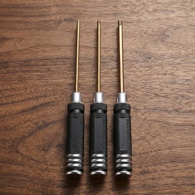 torx tournevis 2.0mm, 2.5mm, 3.0mm