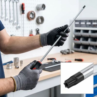 tournevis etoile professionnel extra long T30 vis anti intrusion