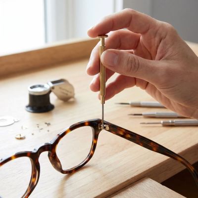 Tournevis plat précision 0.8 mm lunette