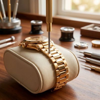 tournevis plat précision bracelet montre