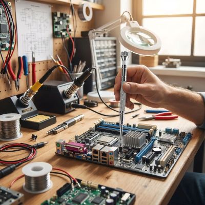 tournevis plat précision circuit imprimé tête ronde métal minutia 2